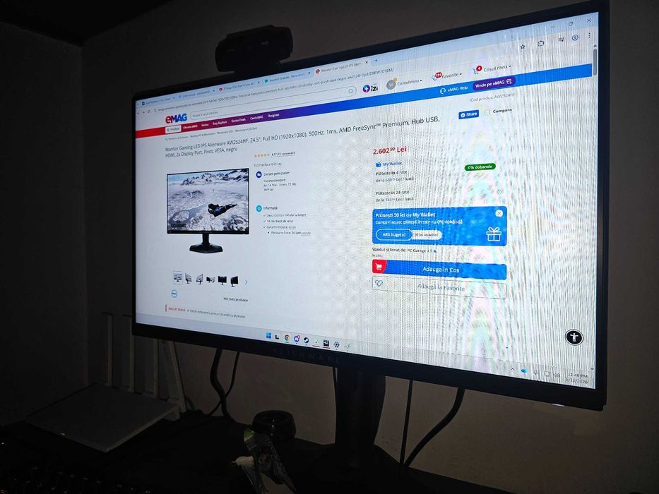 Monitor Gaming 500hz LED IPS Alienware AW2524HF negociabil