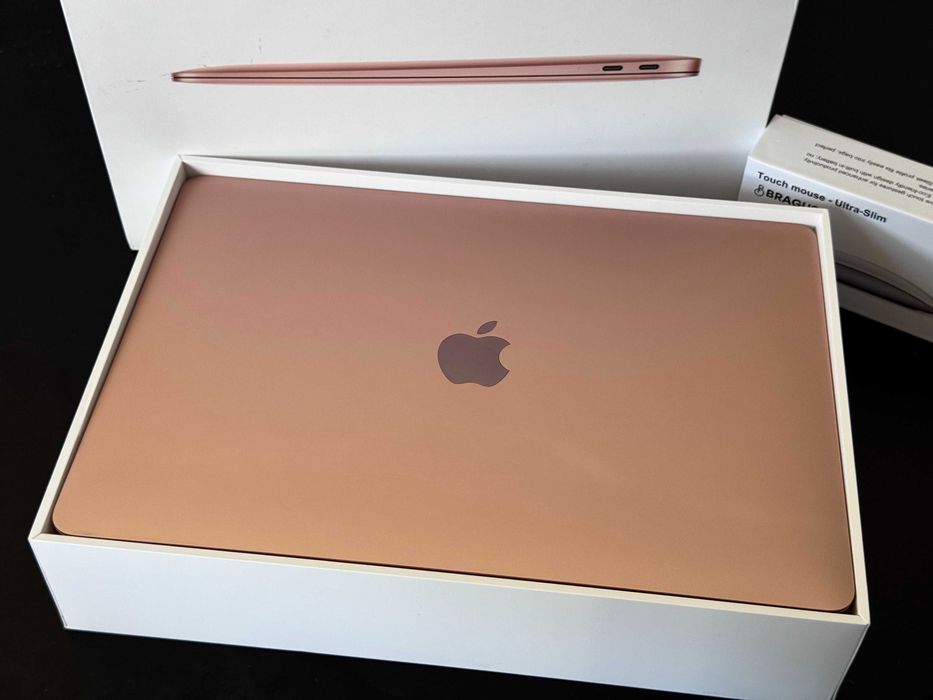 MacBook Air M1 2020 | 8GB RAM | SSD 512GB | Gold | Baterie NOUĂ 100%