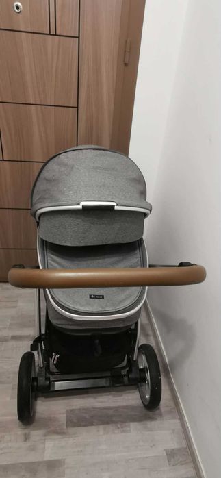 Бебешка количка 2в1 NEXТ - ESPIRO - сива, на повече от двойно по-ниска цена