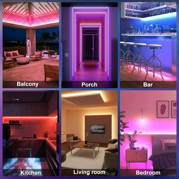 Cozylady водоустойчива RGB неонова светлина