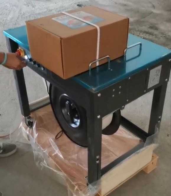 Полуавто. стреппинг машина/Упаковочный столик/ Обмотка ПП лентой