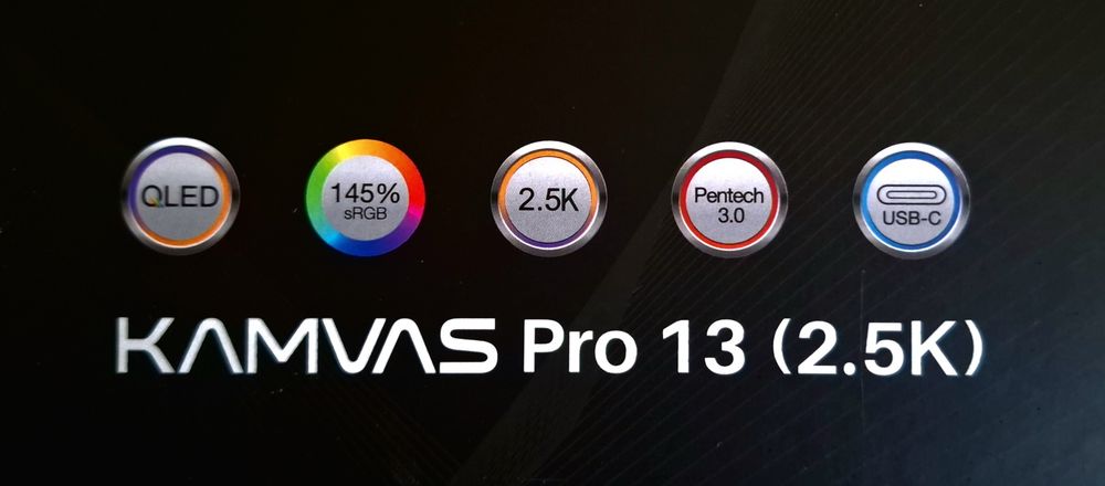 Графичен таблет HUION KAMVAS Pro 13 (2.5K) Pen Display