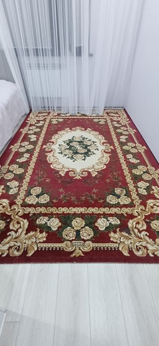Ковёр, палас очень толстый шерстяной тяжёлый