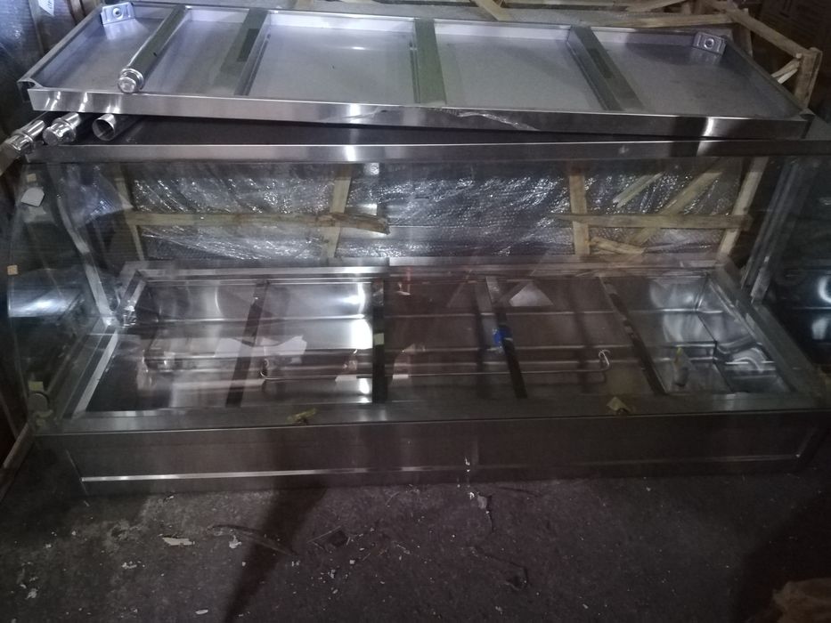 Топла витрина Бен Мари  с 5GN 1/1-НОВИ- ПРОМОЦИЯ