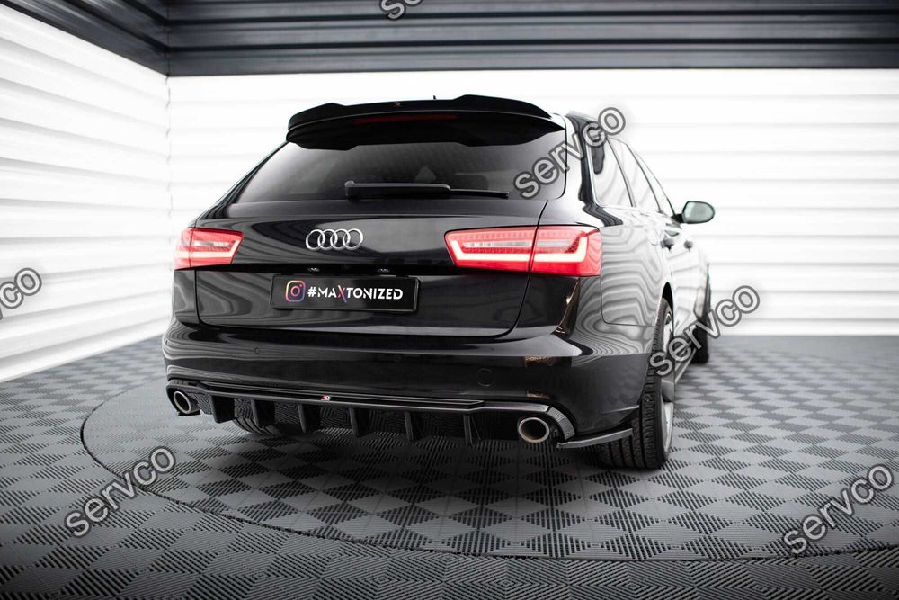 Difuzor bara spate Audi A6 C7 Avant 2011-2014 v15 - Maxton Design