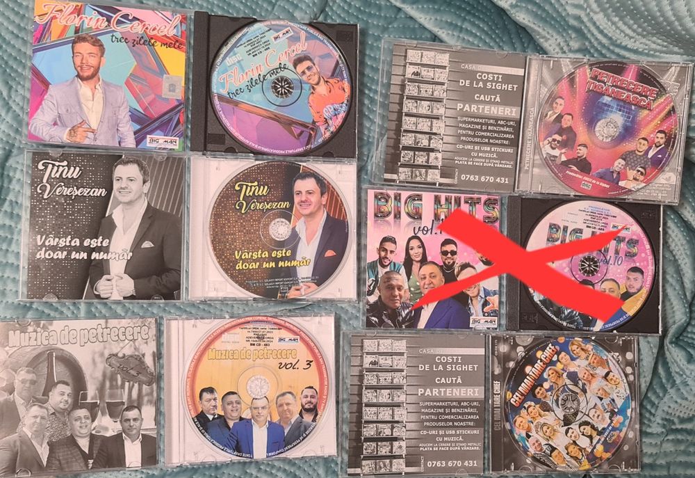 Vand CD-uri Manele si Muzica Romaneasca