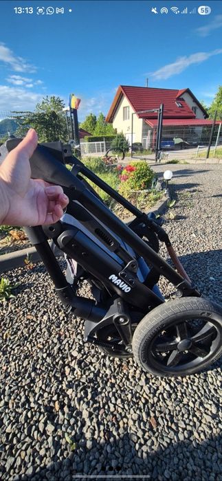 Carucior 2 in 1 Mavio Adventure, Gri, 0-36 luni