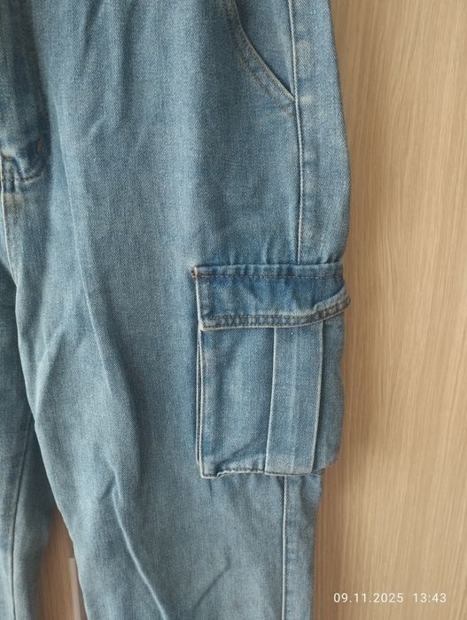 Големи дамски карго дънки