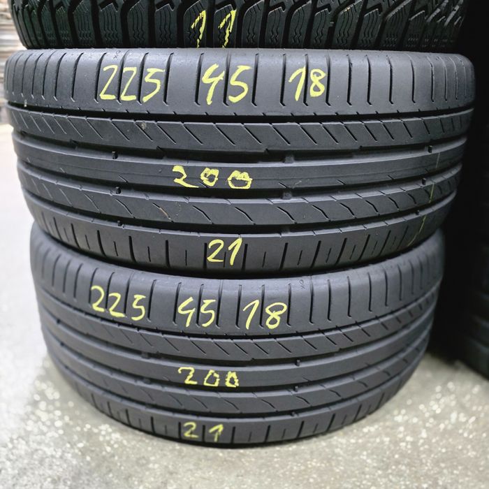 2x 225/45/18 VARA CONTINENTAL 2021 Stare excelenta