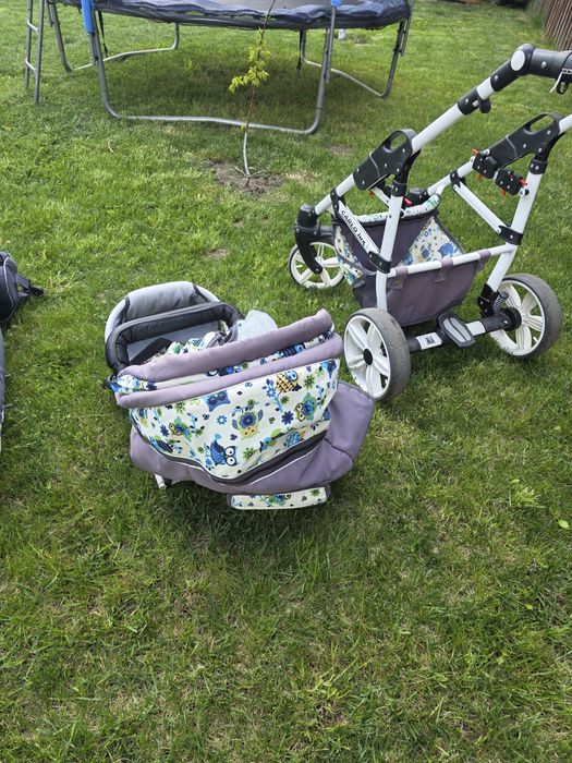 Carut bebe Carlo lux cu toate accesoriile