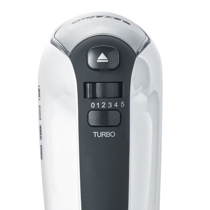 everin HM3830 Ръчен миксер, 400 W, 5 степени на скорост, инокс/бял/сив