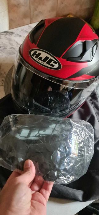 Vând cască motocicleta XXL , manuşi piele bovina