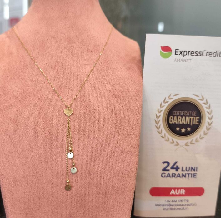 Lant aur 14K 1.20g (Iulius Mall)(B-735.1) Garantie 2 ani!