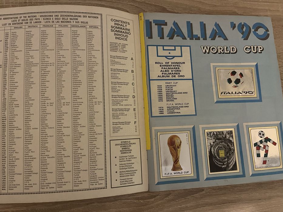 Албум на Panini FIFA WORLD CUP 1990