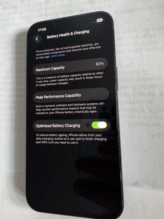 КАТО НОВ Iphone 13 midnight 128 GB