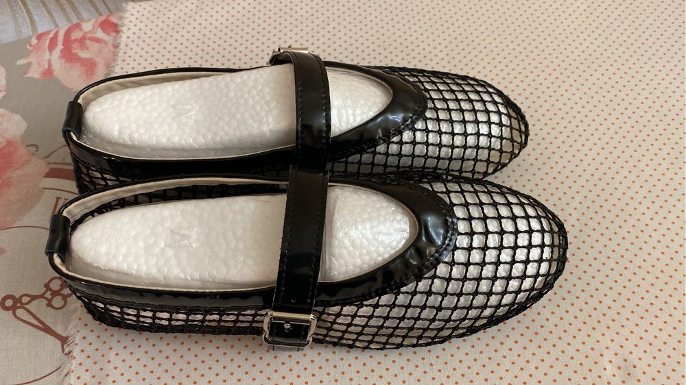 Балетки сеточные