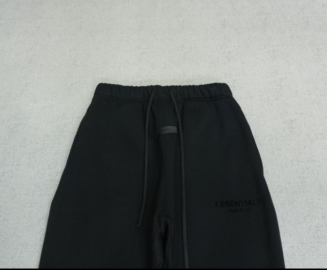 essentials fear of god flared pants black