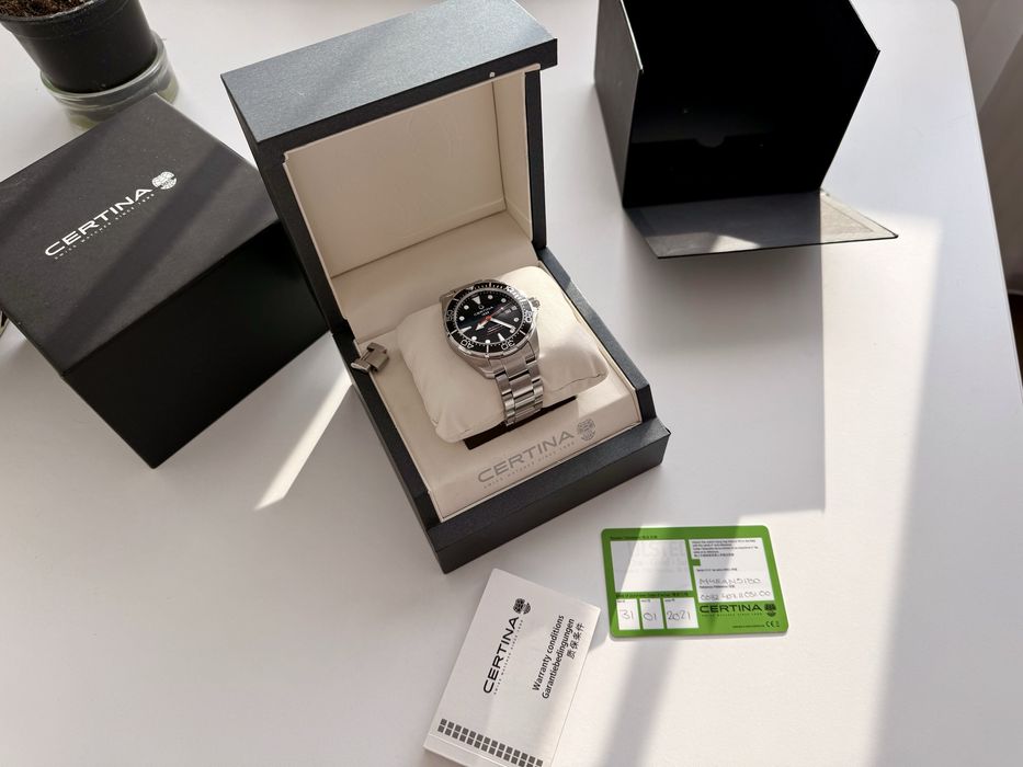 Certina DS Action Diver 43 MM Powermatic 80 negru