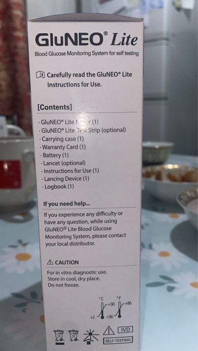 Продам глюкометр Giuneo lite