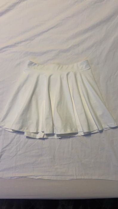 Fusta pantaloni alba