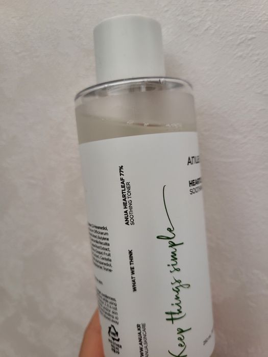 Anna heartbeat 77% soothing toner тонер ануа