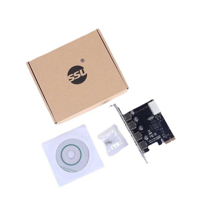 USB 3,0 хаб плата концентратор разветвитель PCI-E внутренний для ПК