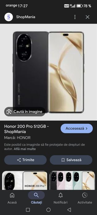 Vand honnor 200 de 512 gb.