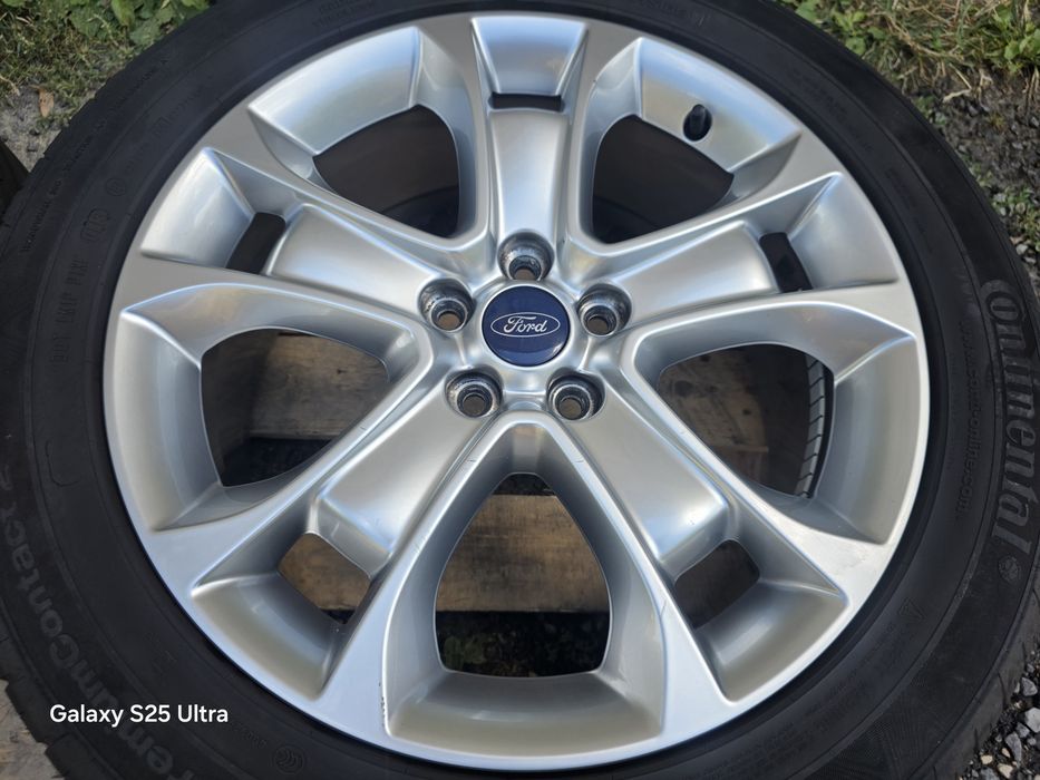 Лети джанти 18ки 5х108 Ford + летни гуми 235/50/18 Continental