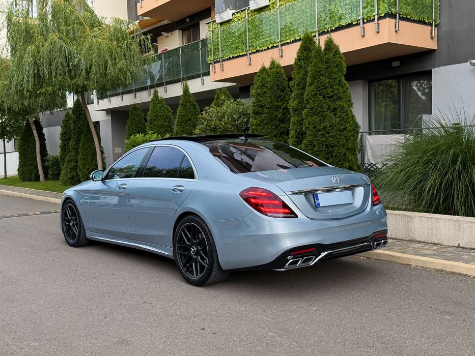 Mercedes Benz S Class S 350 CDI 4MATIC LONG Facelift  2018/10 AMG 63 Pack • Designo Diamond Silver