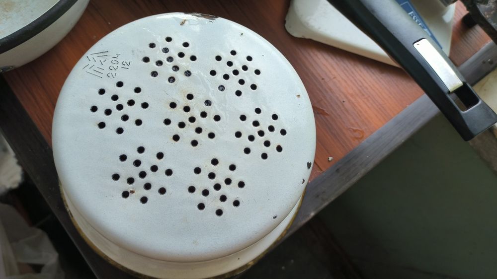 Дуршлаг эмалированный