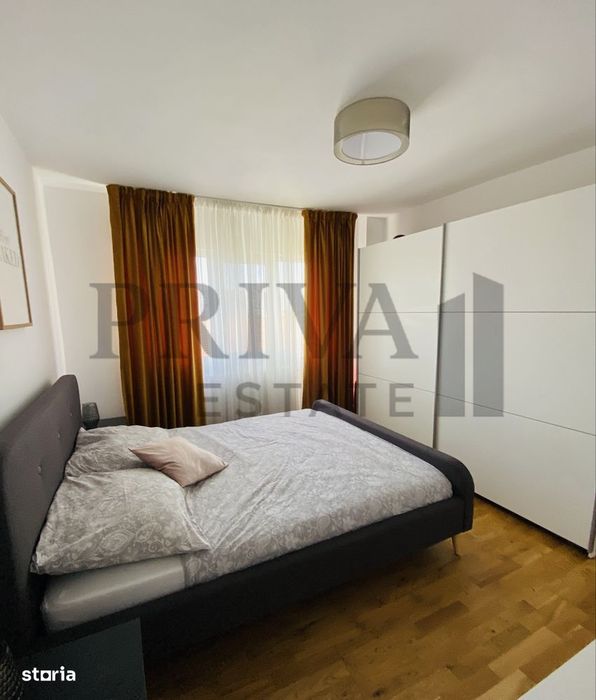 Apartament mobilat 2 camere, 55 mp, etaj 6, lift, Torontalului