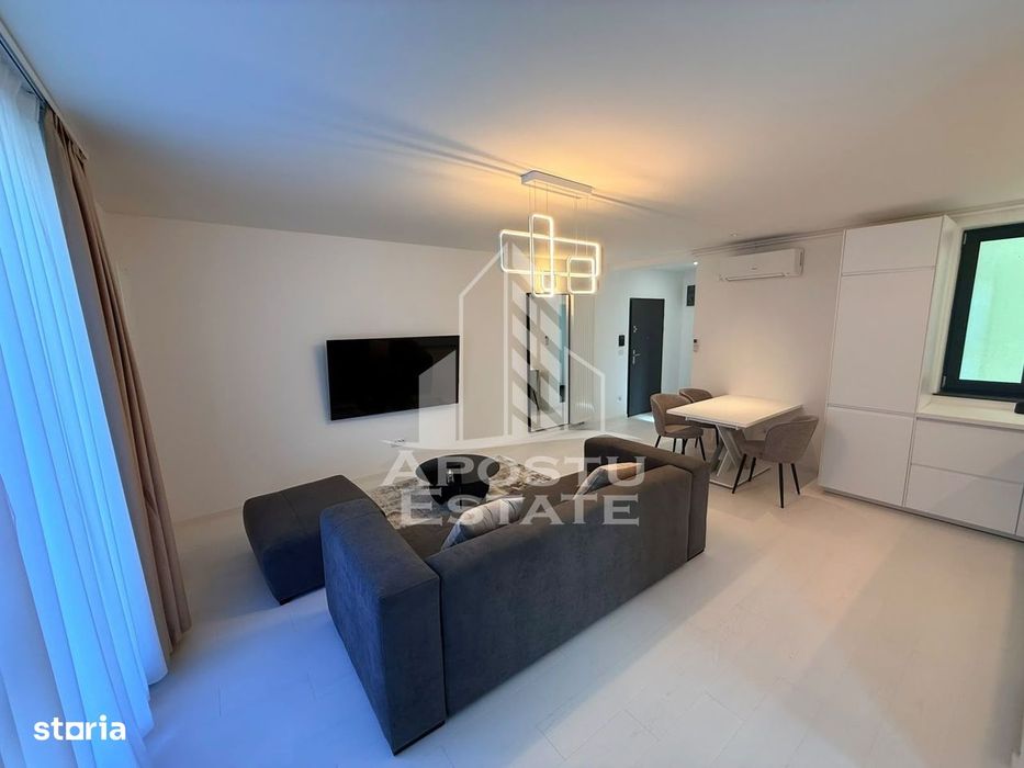Apartament cu 2 camere de inchiriat-loc de parcare, lux, Dumbravita