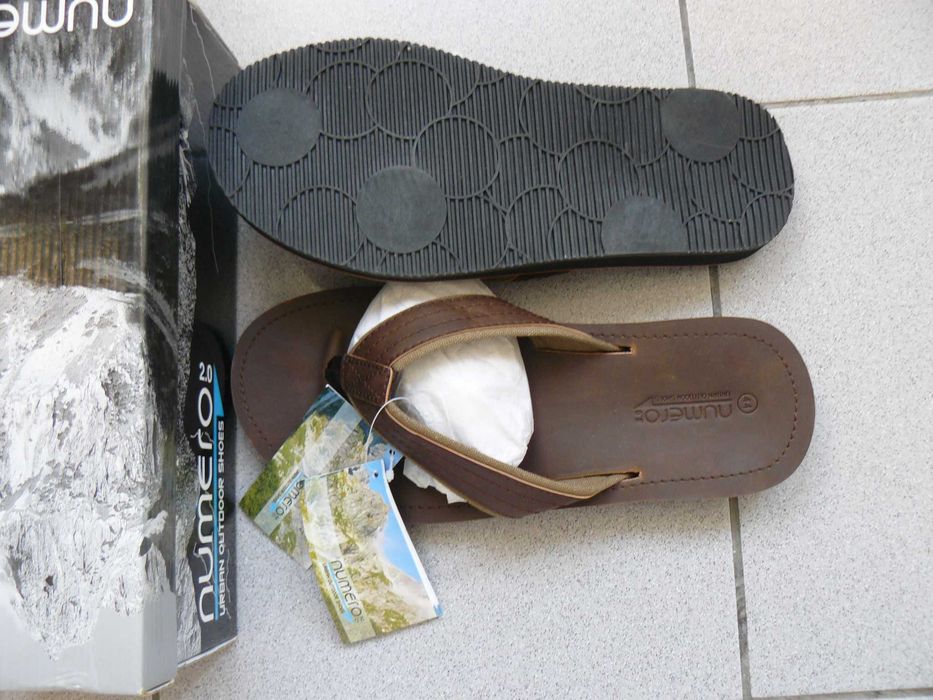 Papuci Barbati NUMERO 2.0,Noi, Cu Bareta Intre Degete,Piele Eco, Nr.41