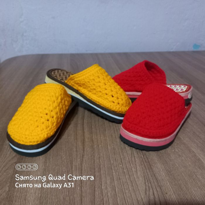 Тапочки женские ручная работа