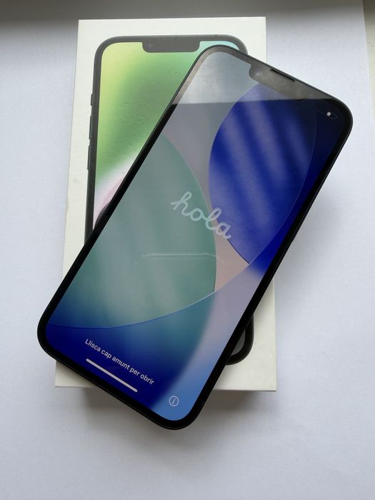 Iphon 14 Midnight  Neverlock 128GB Stare Foarte Buna Cu Cutie Si Accesorii