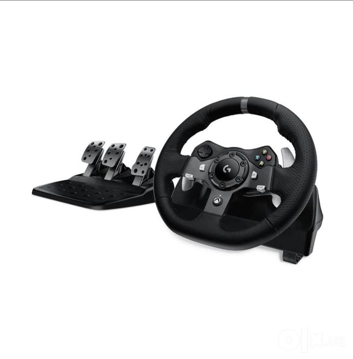 Logitech G920 Driving Force — rul va 3 ta pedal komplekti, professiona