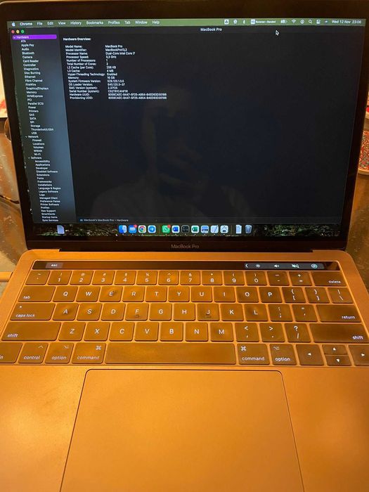 macbook Pro touchbar 2016 1TB SSD