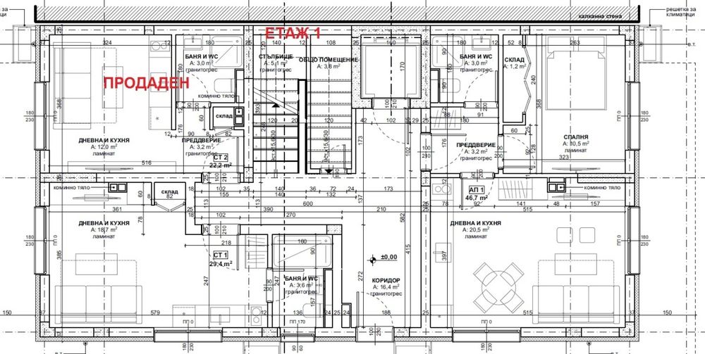 Двустаен, ново строителство, гр. Приморско