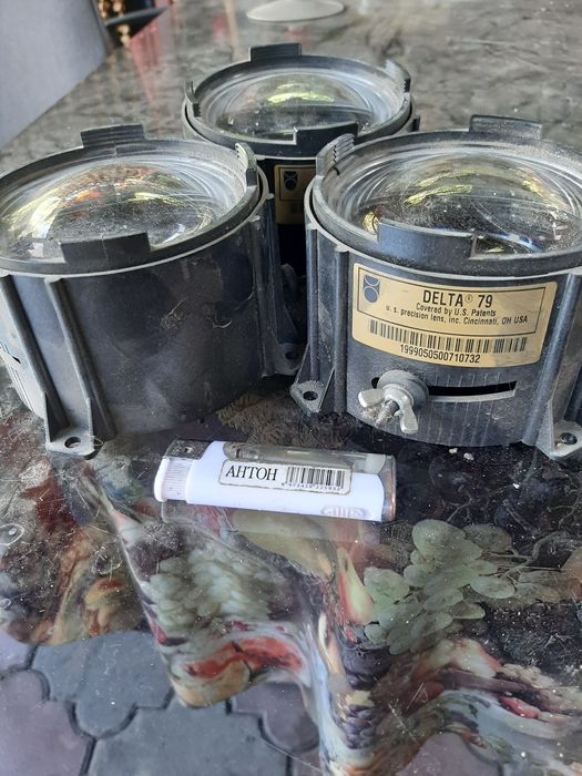 Три линзы с проэкционника