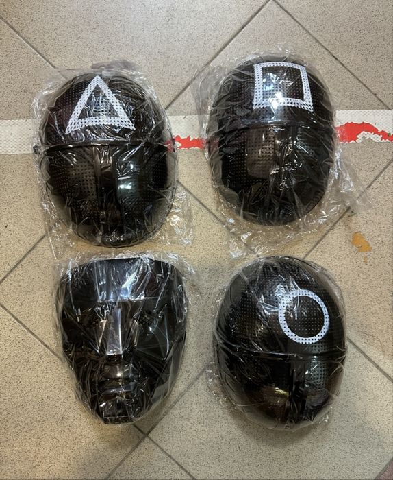 Маска Squid Game/Гонги/Gonggi, игра на калмари, маски Скуид гейм