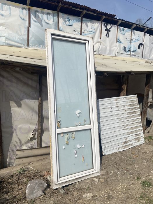 Пластиковые окно и дверь