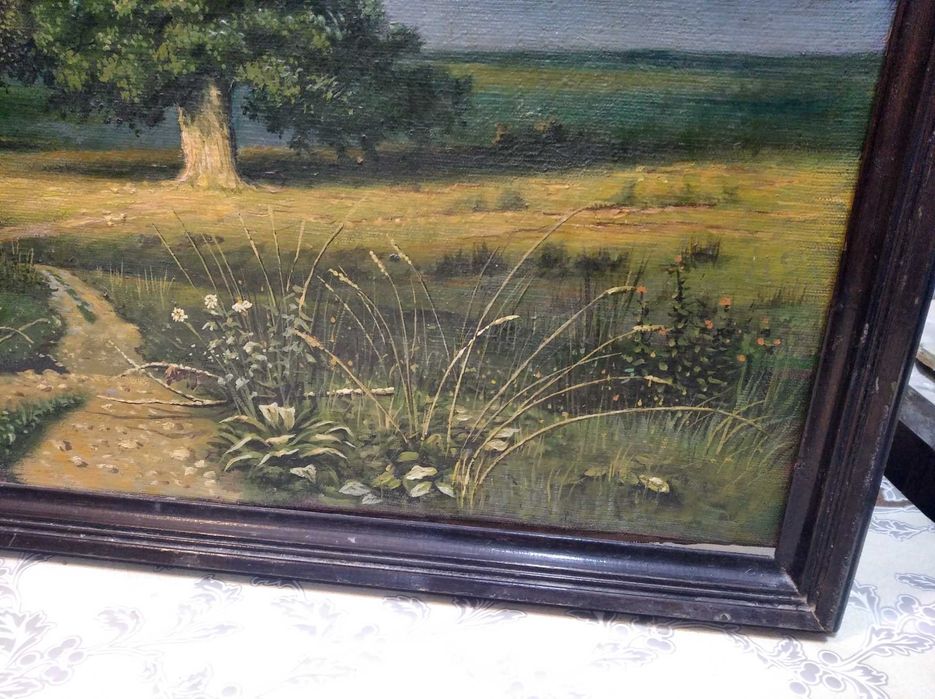 Картина маслом, масляная живопись.