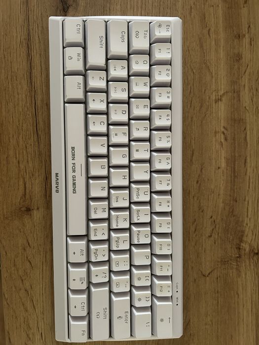 Механична Геймърска клавиатура Marvo KG962 White RGB