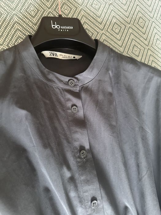 Х/б Платье на пуговицах Зара