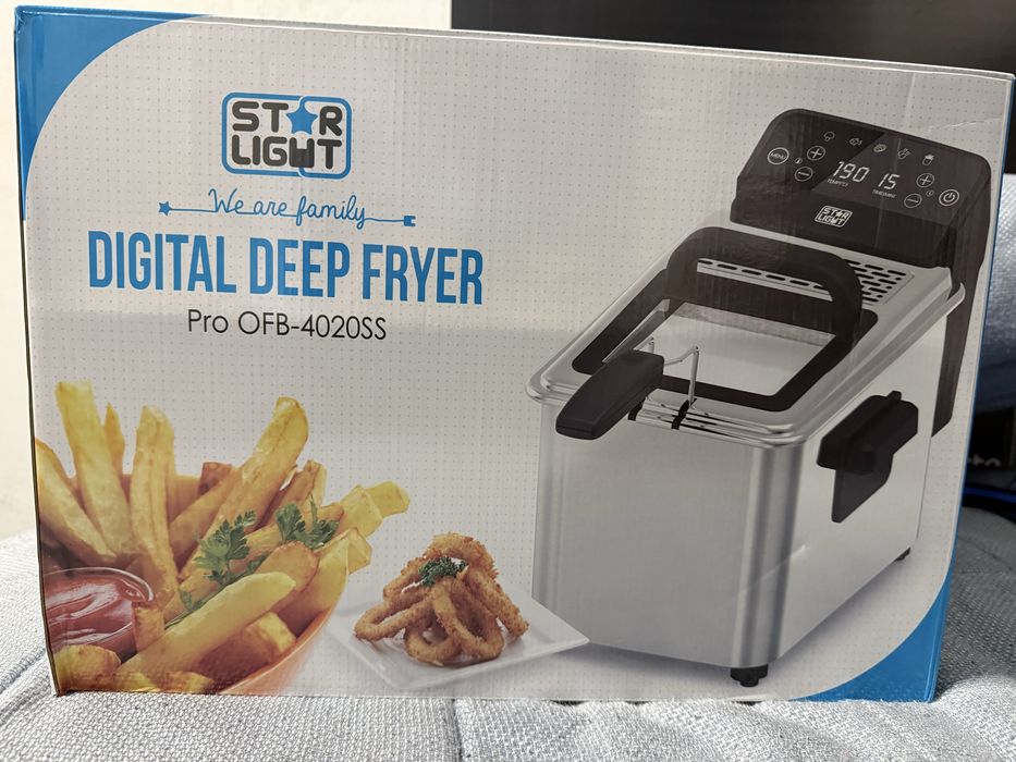 Friteuză Star-Light Pro 4L, 2000W, Touch LED – Nouă / Neutilizată