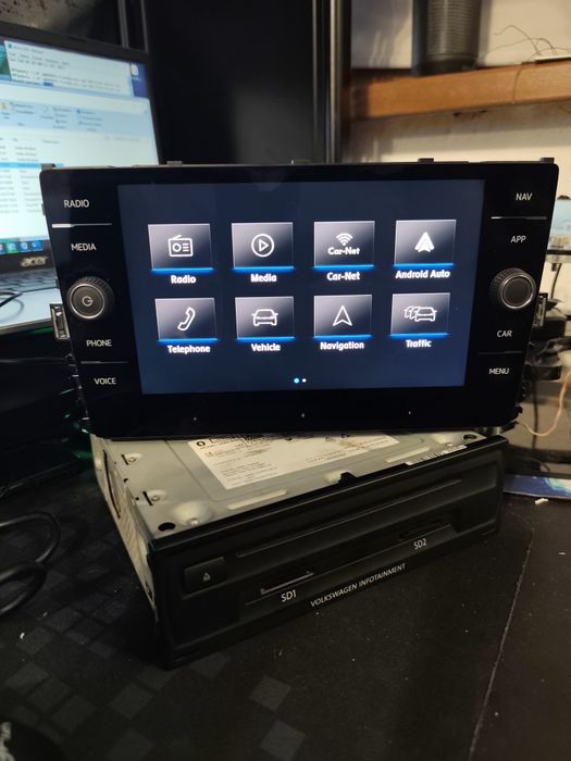 Navigație + Unitate Multimedia VW MIB2 5F Delphi – Display & Ramă, H