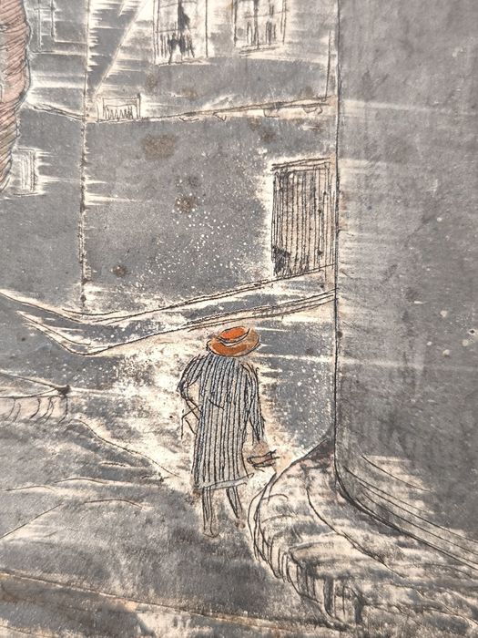 Антикварна метална плоча – „Хисар капия“, Пловдив (Стил Петър Морозов)