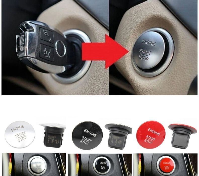 Старт Стоп / Start stop бутон Mercedes / Мерцедес