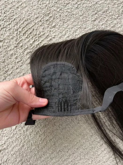 Coadă cu șnur din par