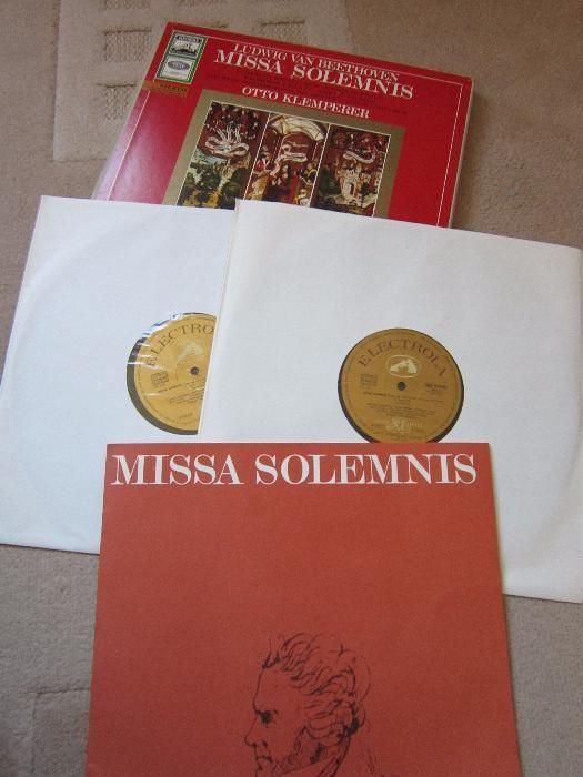 vinil rar Beethoven  Missa Solemnis  Otto Klemperer impecabil